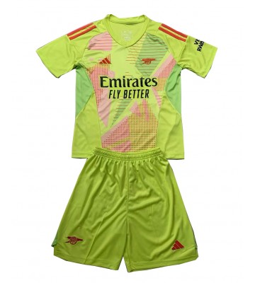 Arsenal Portero Primera Equipación Niños 2024-25 Manga Corta (+ Pantalones cortos)